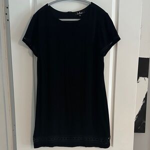 Lulu's Classic Black Short Sleeve Dress